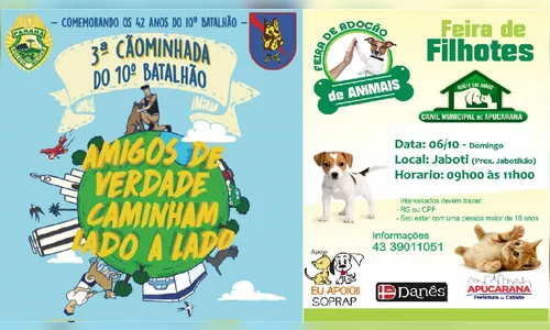 CãoMinhada + Feira de Filhotes!