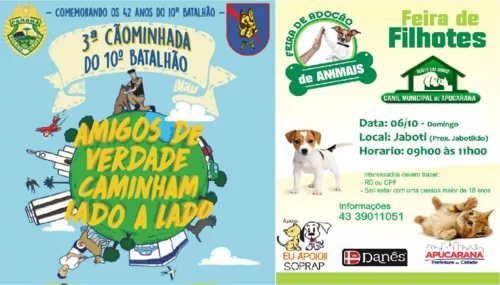 CãoMinhada + Feira de Filhotes