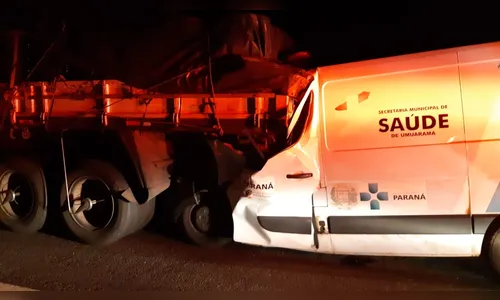 Motorista de ambulância morre após acidente na BR-376