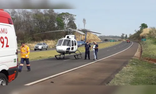 
							Grave acidente na BR-376 provoca a morte de uma criança 
						
						