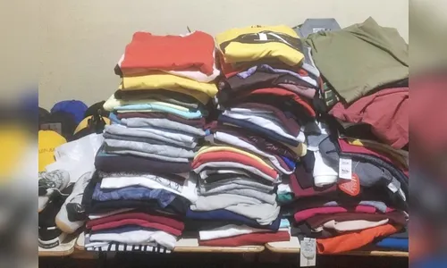 PM de Arapongas recupera roupas e sapatos furtados de loja avaliados em R$ 35 mil