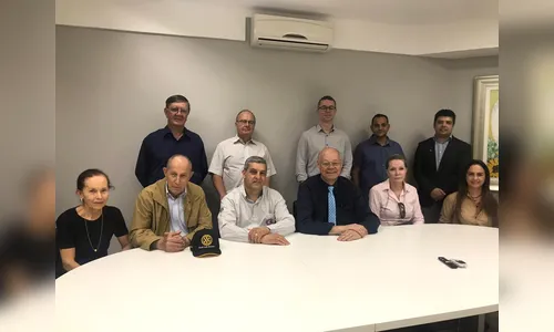 Governador do Rotary faz visita oficial, em Apucarana
