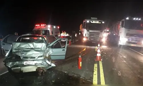 Motorista de carro morre após acidente na PR-445