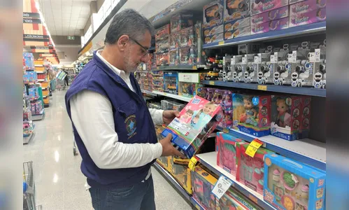 Fiscalização apreende 795 brinquedos irregulares