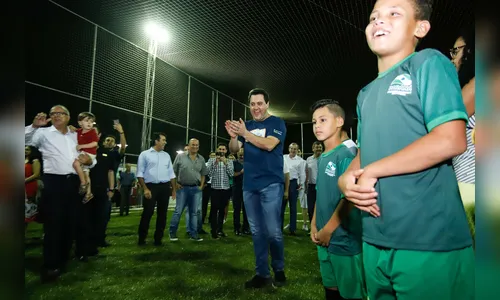 Governador inaugura  unidade do Meu Campinho, em Marumbi