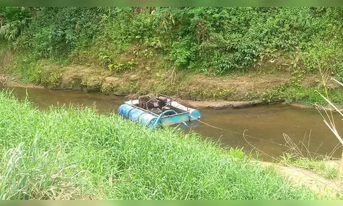 Polícia Ambiental flagra extração irregular no Rio das Antas