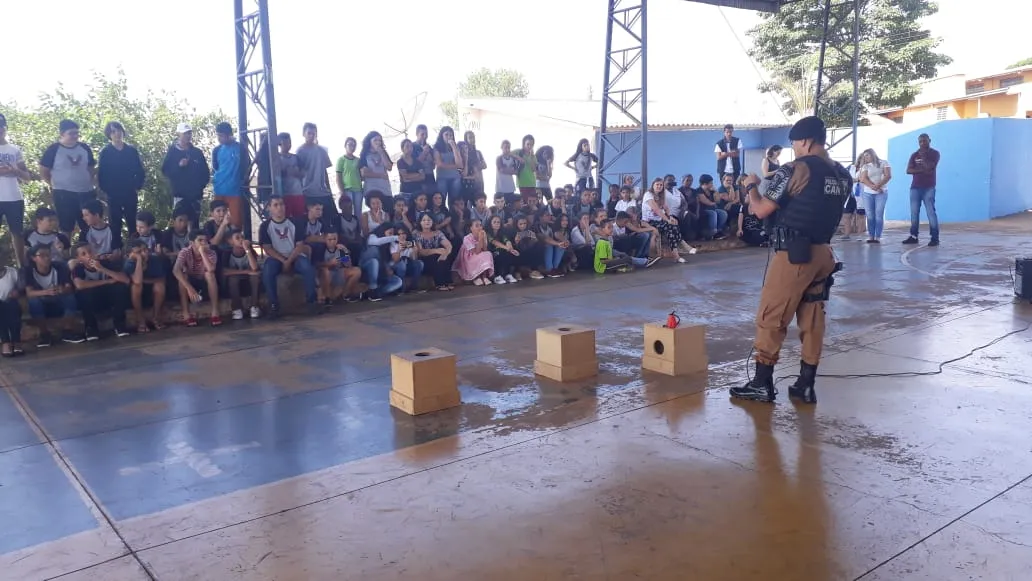 PM de Apucarana realiza palestra para  estudantes 