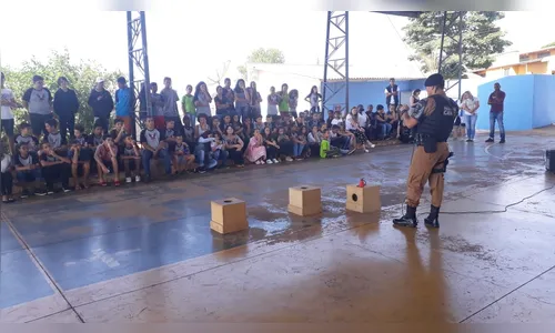 PM de Apucarana realiza palestra para  estudantes 