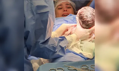 Nasce filho da atriz e apresentadora Tatá Werneck