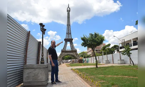 Réplica da Torre Eiffel de Ivaiporã será inaugurada em novembro