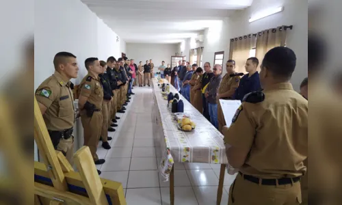 
							10º BPM realiza café para homenagear PM e instrução de tiro 
						
						