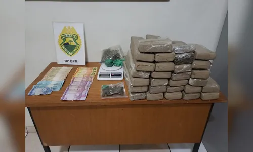 PM de Apucarana apreende mais de 23 kg de maconha