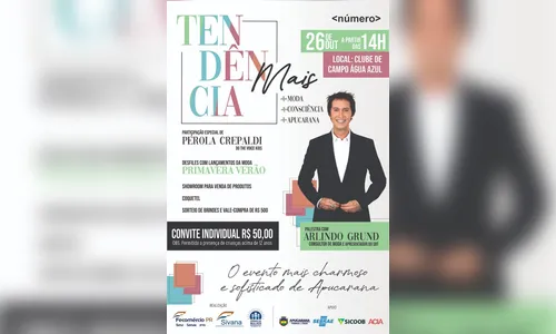 Tendência Mais movimenta Apucarana e região neste fim de semana