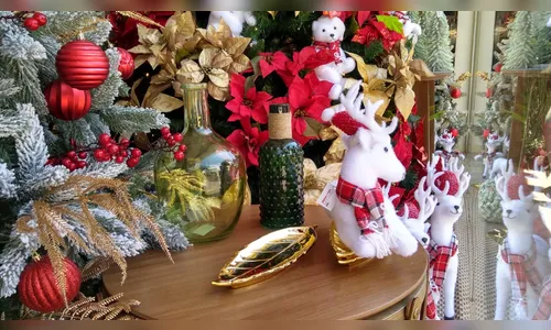 Enfeites de Natal já começam a aparecer nas lojas em Apucarana