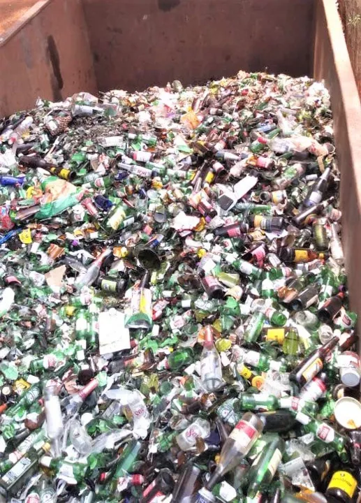 Usina de Reciclagem retira de circulação 320 mil kg de material cortante