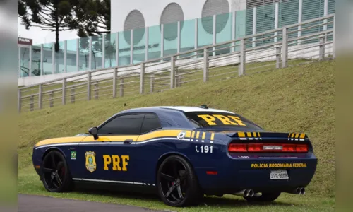 
							Dodge Challenger apreendido em ação contra tráfico será usado como veículo oficial da PRF, no Paraná
						
						