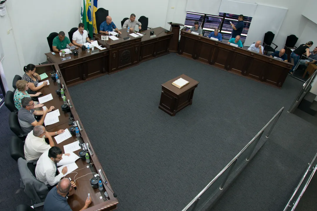 Sessão ordinária da Câmara de Arapongas