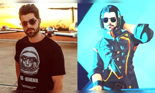 Alok é transformado em personagem do jogo Free Fire
