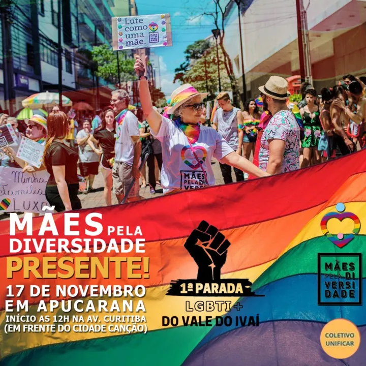 1ª Parada LGBTI+ do Vale do Ivaí tem 15 atrações confirmadas; confira a programação