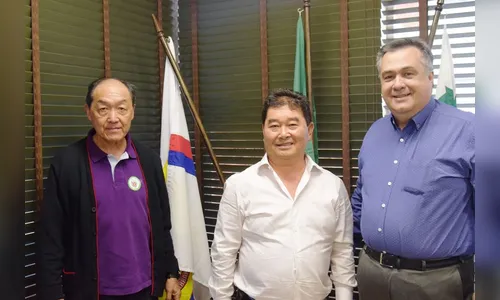 Beto Preto recebe visita do presidente do Grupo Nissei