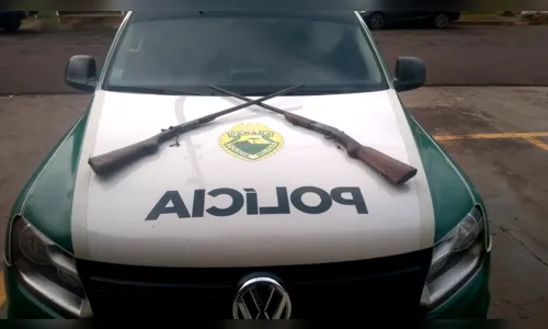Polícia Ambiental prende um pessoa por posse irregular de arma de fogo em Cruzmaltina