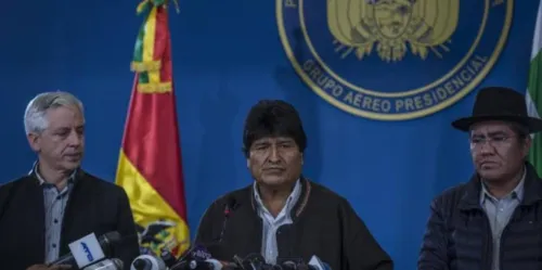 Evo Morales renuncia à presidência da Bolívia