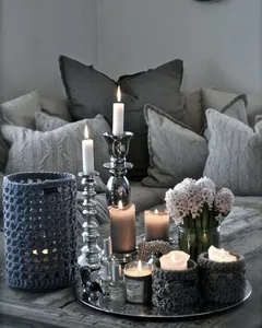 Velas perfumadas na decoração 