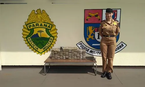 PM apreende 50 kg de maconha em Apucarana