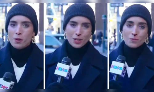 Nariz de repórter da GloboNews sangra ao vivo no frio dos EUA