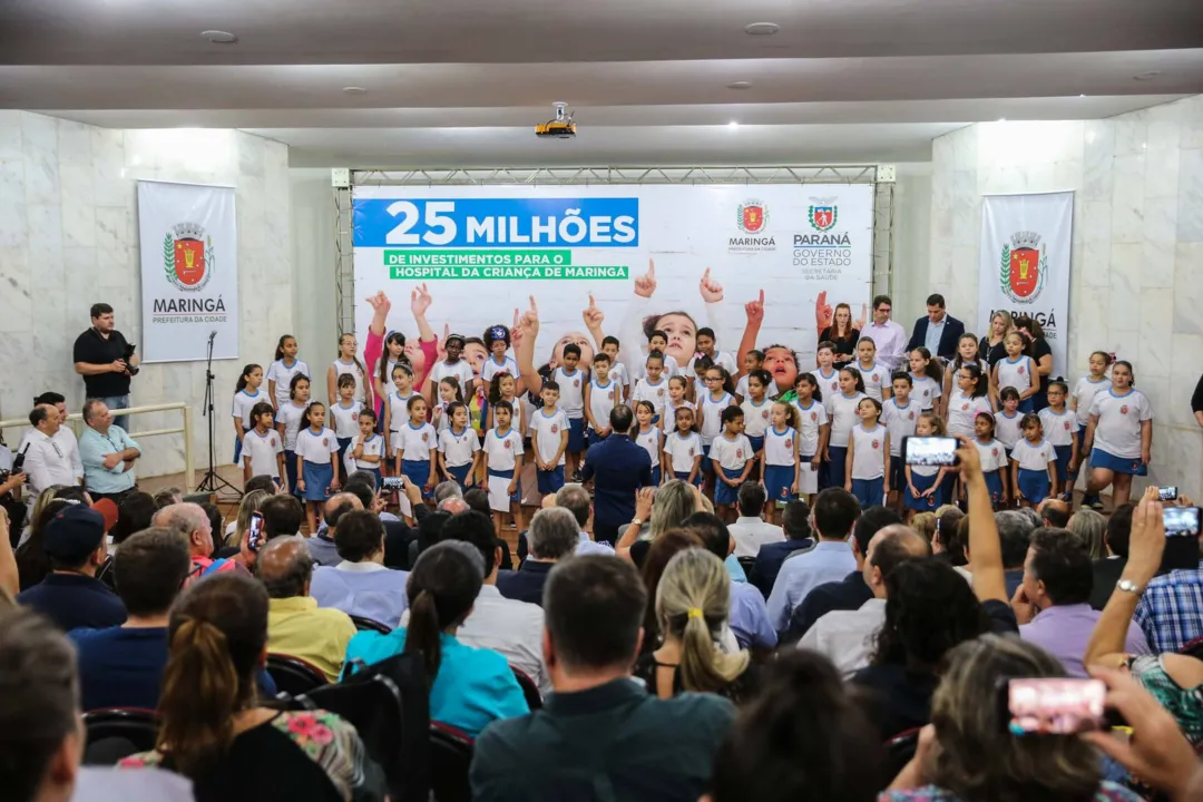Estado libera R$ 25 milhões para o Hospital da Criança de Maringá