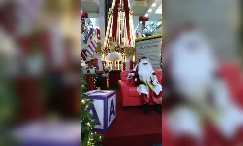 Papai Noel chega no Shopping CentroNorte em Apucarana; veja vídeo