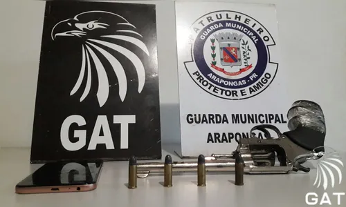 GM de Arapongas apreende revólver 