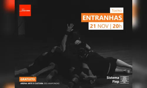 Cia Sete Cabeças, de Arapongas, apresenta a peça “Entranhas”