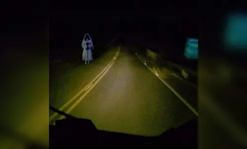 Foto de fantasma da noiva da Mata Suíça, em Lunardelli, viraliza nas redes sociais