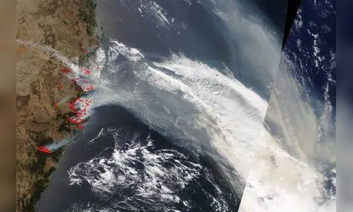Fumaça dos incêndios da Austrália chega à Argentina