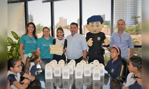 Mascote da GMA e Patrulha Escolar recebe o nome de “Guardião”