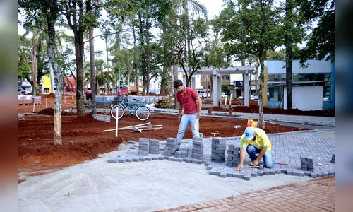 Praça Mauá tem 20% das obras concluídas