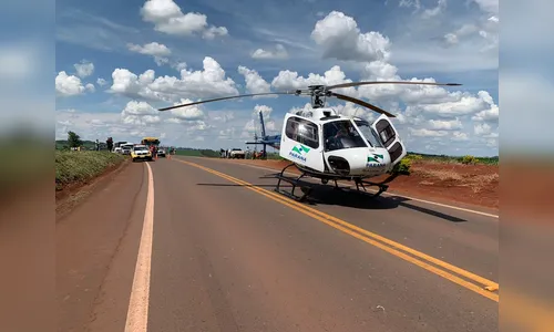 Homem é atropelado na BR 369; helicóptero de Maringá é acionado 