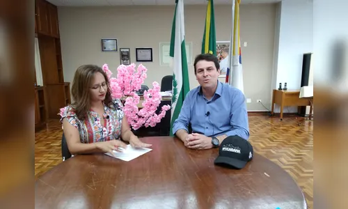 Prefeito Júnior dá uma entrevista exclusiva para TNOLINE