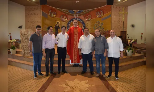 Secretário de planejamento participa de reunião sobre turismo e missa em Lunardelli