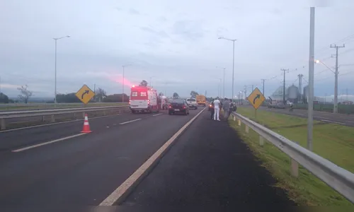 Mulher é atropelada na BR 369, próximo a Aricanduva