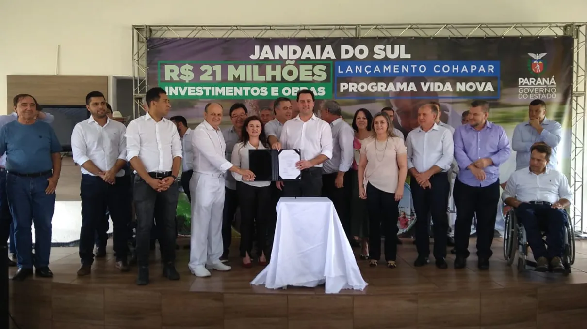 Ratinho Junior entrega obras e lança novo projeto estadual em Jandaia do Sul nesta quinta; assista