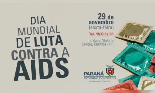 Orientações e testes rápidos marcam o Dia Mundial de Luta contra a AIDS no Paraná