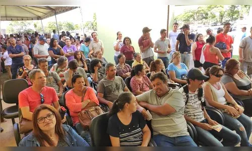 Longas filas marcaram último dia para cadastro biométrico em Ivaiporã
