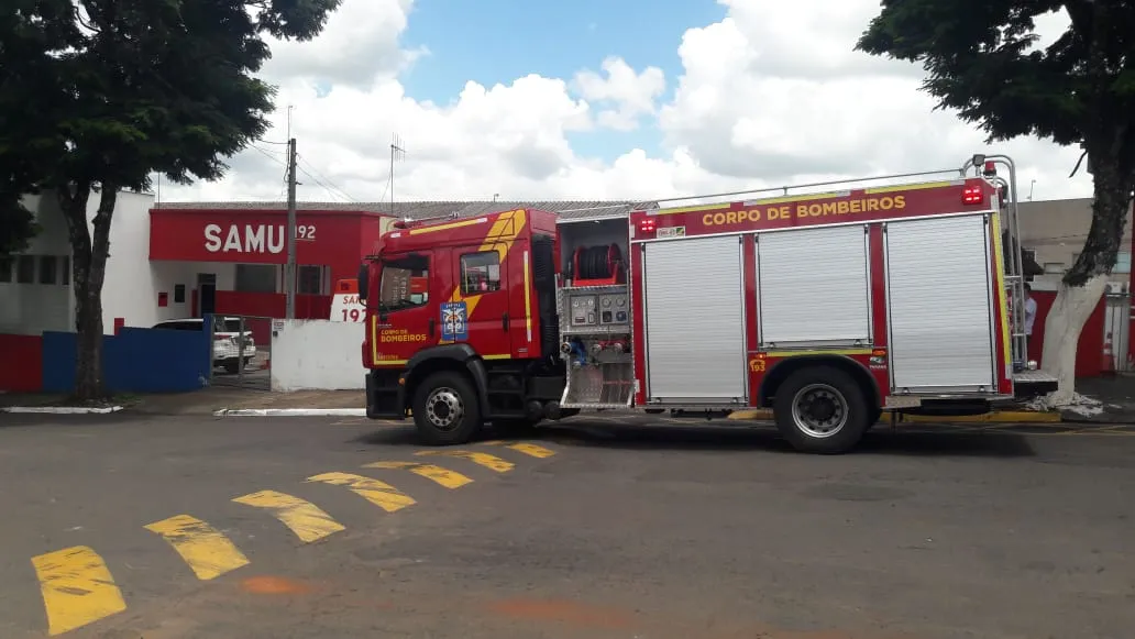 Samu de Apucarana registra princípio de incêndio