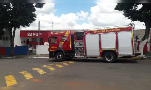 Samu de Apucarana registra princípio de incêndio