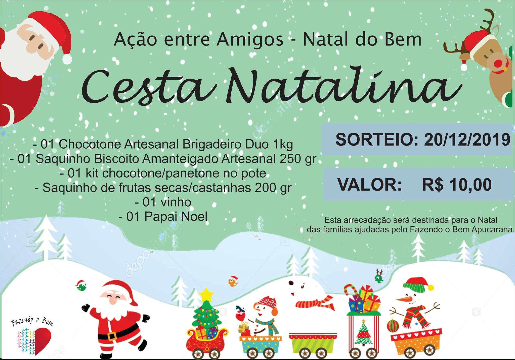ONG de Apucarana realiza rifa de cesta natalina para ajudar famílias  carentes - TNOnline