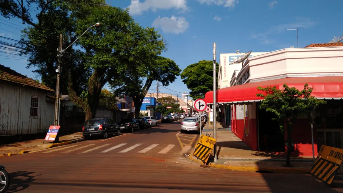 Local onde estava localizado o semáforo no cruzamento da Osvaldo Cruz com a Gastão Vidigal (Sérgio Rodrigo)