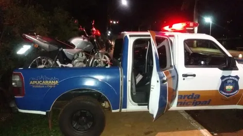 GM de Apucarana apreende moto com quase R$ 10 mil em débitos administrativos 