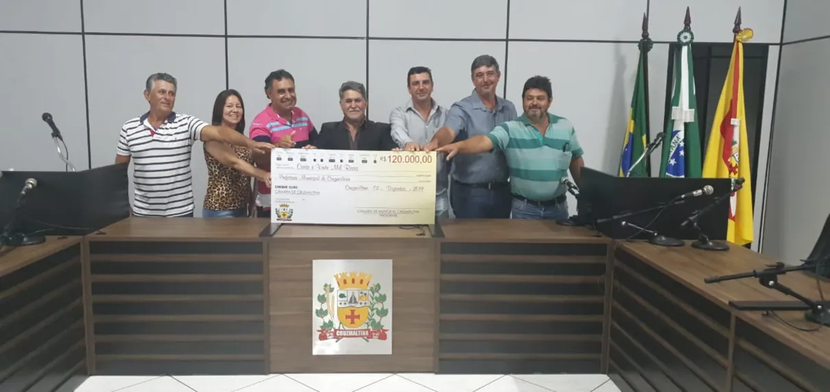 Câmara de Cruzmaltina devolve R$ 120 mil ao Executivo